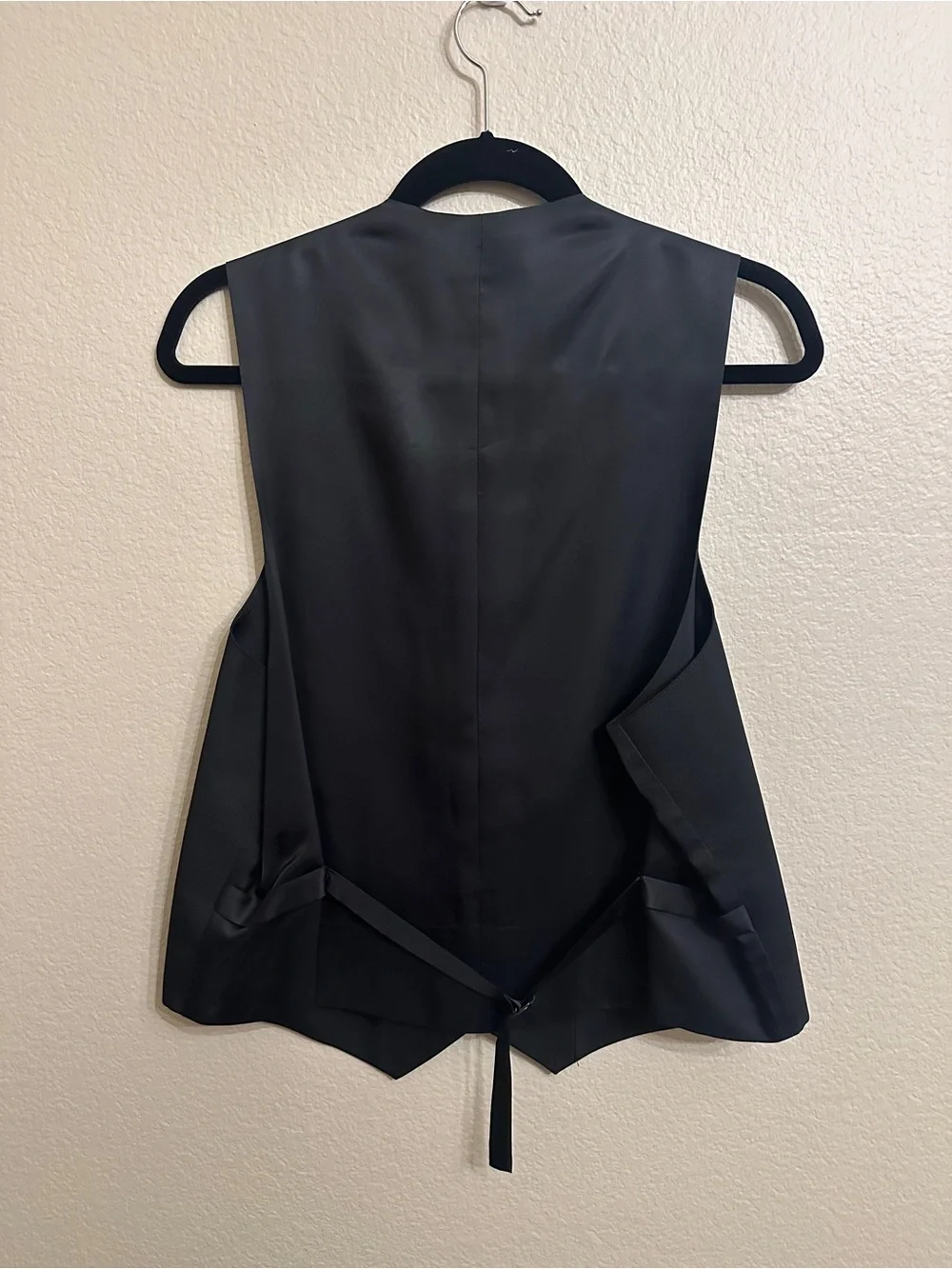 Brooks Brothers Black Silk Formal Tuxedo Vest Size M 38-40
